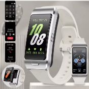 2-In-1 TWS Earbuds Smartwatch – Fashion Meets Smart Performance - White