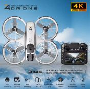 2.4G 4K Dual-Lens Brushless Drone – 4.3