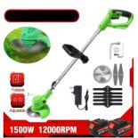 21V Cordless Grass Trimmer – 3-In-1 Electric Strimmer & Garden Edger
