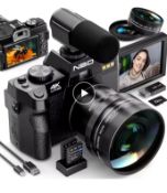 4K 48MP Vlogging Camera With 16X Zoom & 3.0