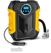 Portable Automobile Air Compressor Digital Tire Inflation Pump LED Lamp Tire Compression Pump