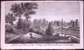Barnwell Near Cambridge Rare Georgian Copper Antique 1776 Engraving-10
