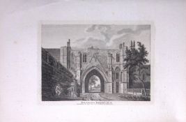 Berkshire Reading Castle Francis Grose Rare 240 Years-Old Copper Engraving-20