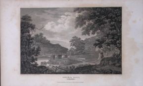Monsal Dale Peak District Antique 223 Years-Old Georgian Steel-Engraving-281