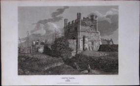 Kings Lynn Norfolk Antique 216 Years-Old Georgian Steel-Engraving-427