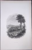 Ireland The City of Armagh Antrim Antique 183 Years-Old Steel-Engraving-47