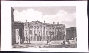 The New Mint Tower Hill London Antique 200 Years-Old Steel-Engraving-233