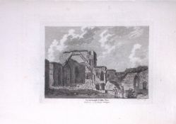 Cumbria Cockermouth Castle Francis Grose Rare 240 Years-Old Copper Engraving-2