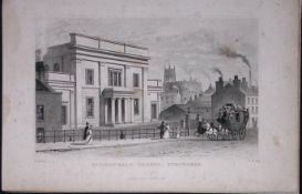 Stockport Tiviots’ Dale Chapel Antique 195 Years-Old Steel-Engraving-61