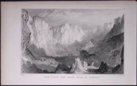 Cornwall Carclaze Tin Mine Near St Austell Antique 193 Years-Old Steel-Engraving-35