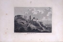 Sussex Hastings Castle Francis Grose Rare 240 Years-Old Copper Engraving-30