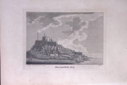 Jersey Mont Orqueil Castle Francis Grose Rare 240 Years-Old Copper Engraving-14