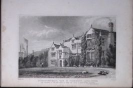 Todmorden Lancashire Antique 195 Years-Old Steel-Engraving-12