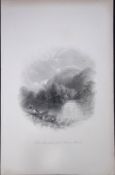 Ireland Tara Mountains Dinis Island Killarney Antique 183 Years-Old Steel-Engraving-30.