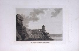 Cornwall St Michael’s Mount Fort Francis Grose Rare 240 Years-Old Copper Engraving-10