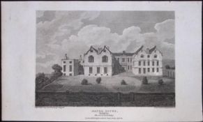 Rokeby Manor House Yorkshire Antique 213 Years-Old Steel-Engraving-38
