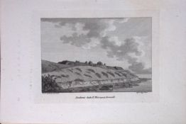 Cornwall Pendennis Castle Francis Grose Rare 240 Years-Old Copper Engraving-4
