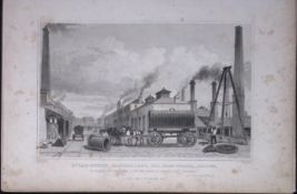 Bolton Steam Engine Iron-Works Antique 195 Years-Old Steel-Engraving-16