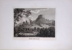Cornwall Saltash Trematon Castle Francis Grose Rare 240 Years-Old Copper Engraving-5