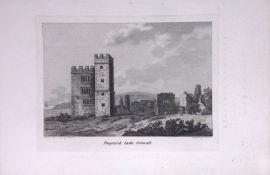 Cornwall Pengersick Castle Francis Grose Rare 240 Years-Old Copper Engraving-11
