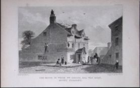 Liverpool Mount Pleasant Scotch Chapel Antique 195 Years-Old Steel-Engraving-37