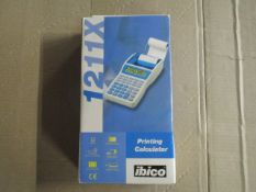 Ibico Printing Calculator Boxed As New