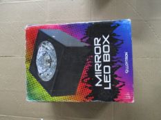 Boxed Unused Lloytron LED Mirror Ball Light Unit