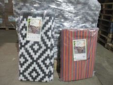 2 x Large Size Awning Carpets Caravan Camping 270cm x 360cm ( 9 x 12 ) - RRP £75 each