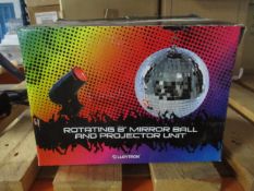 Lloytron Projector Light and Mirror Ball Boxed Unused Working