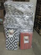 2 x Large Size Awning Carpets Caravan Camping 270cm x 360cm ( 9 x 12 ) - RRP £75 each