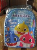 Box Containing 48 Pcs Brand New Baby Shark Backpack