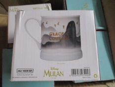 2 x Pcs Brand New Disney Mulan Retro Vintage Mug