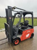 LINDE, 1.6 Tonne Electric Forklift Truck (Container Spec - 2k hours)