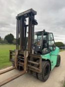 2013, Mitsubishi - 12 Tonne Diesel Forklift with Fork Position & Side Shift (3440 hours)