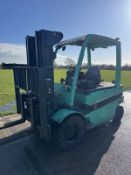 Mitsubishi 5 Tonne Electric Forklift Truck Triple Mast (7800 hours)