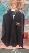 Champion Full-Zip Black Hoodie Size XL. Est £30