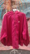 Adidas Vintage Red Coat Size XXL. Est £35
