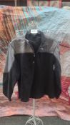 Star Grey/Black Half-Zip Fleece Size L. Est £30