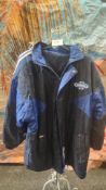 Adidas Vintage Black/Blue Coat. Est £35