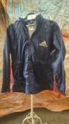 Adidas Blue Lightweight Coat Size 30/32. Est £20