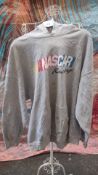 Nascar Grey Hoodie Size XL. Est £20