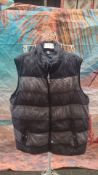 Tommy Hilfiger Black/Grey Puffer Gilet Size M. Est £25