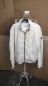 Tommy Hilfiger White Coat Size L. Est £45