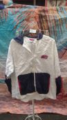 Nike White/Navy Coat Size XL. Est £20