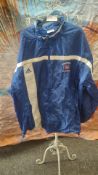 Adidas Blue Retro Coat Size XL. Est £35
