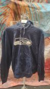 NFL Seattle Seahawks Navy Hoodie Size M. Est £30