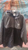 Adidas Black/Grey Coat Size 44/46. Est £35
