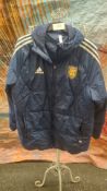 Adidas Navy Coat Size L. Est £25