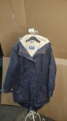 Adidas Navy Coat Size 12. Est £45