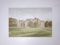 Wytham Abbey Oxford 160 Years-Old Gilt-Edge Coloured Antique Book Plate-27